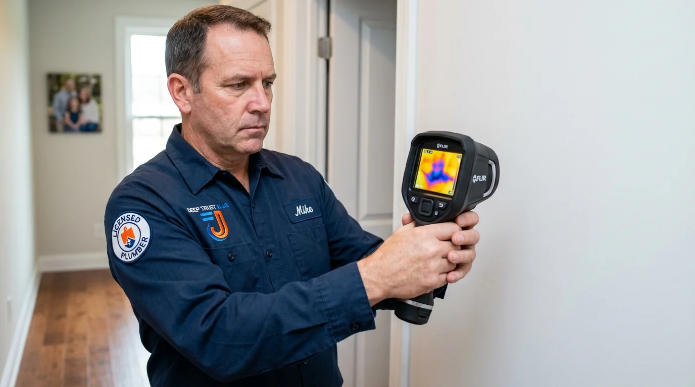 Thermal imaging leak detection by Johns Plumbing LLC in Floral City